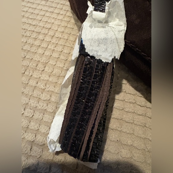 NWT Kate Spade Oak Park Small Rue Chocolate Suede Shoulder Bag - Picture 5 of 17